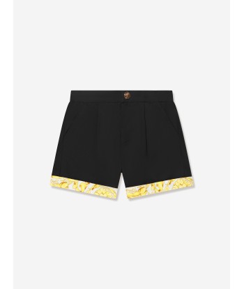 Versace Baby Boys Borroco Trim Shorts in Black les ctes