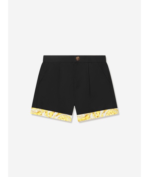 Versace Baby Boys Borroco Trim Shorts in Black les ctes