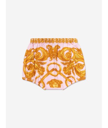 Versace Baby Girls Dress With Knickers in Gold pas chere