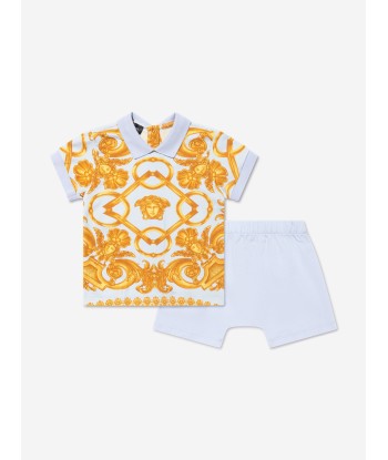 Versace Baby Boys Top And Shorts Set in Blue les ligaments