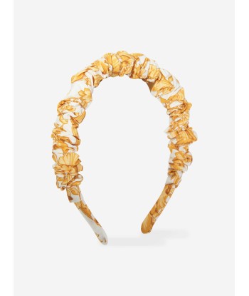 Versace Girls Barocco Print Headband in Gold plus qu'un jeu 