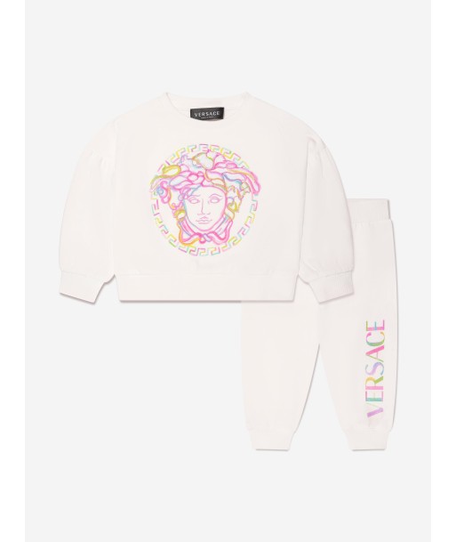 Versace Baby Girls Medusa Logo Tracksuit in White Toutes les collections ici