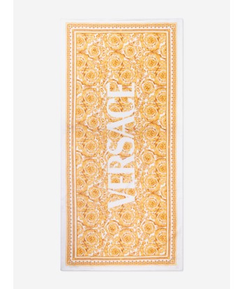 Versace Girls Barocco Print Towel in Gold s'inspire de l'anatomie humaine