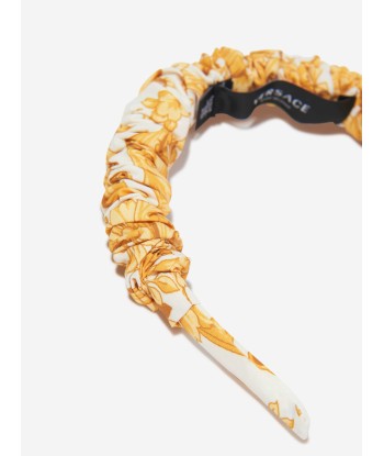 Versace Girls Barocco Print Headband in Gold plus qu'un jeu 