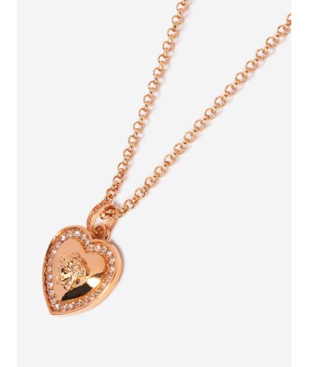 Versace Girls Heart Logo Necklace in Gold JUSQU'A -70%! 