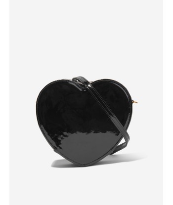 Versace Girls Leather Heart Shoulder Bag in Black 50% de réduction en Octobre 2024