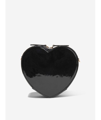 Versace Girls Leather Heart Shoulder Bag in Black 50% de réduction en Octobre 2024