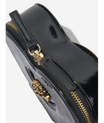 Versace Girls Leather Heart Shoulder Bag in Black 50% de réduction en Octobre 2024