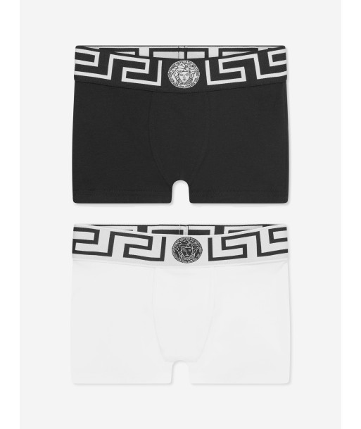 Versace Boys 2 Pack Boxer Shorts Set in Black les ctes