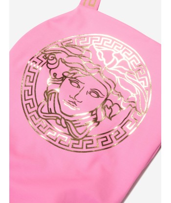 Versace Girls Medusa Logo Swimming Costume in Pink de France