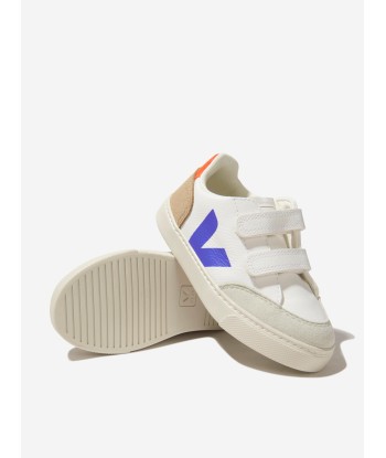 Veja Kids ChromeFree Leather V-12 Trainers in White 2023