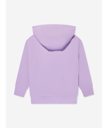 Versace Girls Safety Pin Logo Hoodie in Lilac outlet