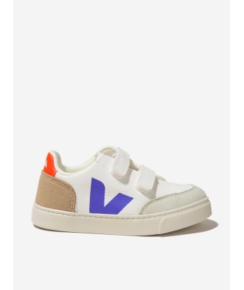 Veja Kids ChromeFree Leather V-12 Trainers in White 2023