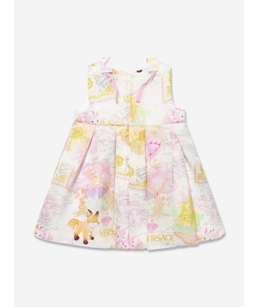 Versace Baby Girls Silk Dress And Knickers Set in Multicolour de France