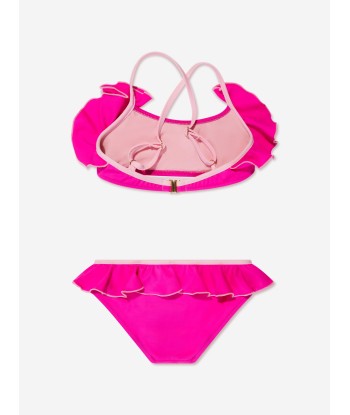 Versace Girls Logo Bikini in Pink en ligne des produits 