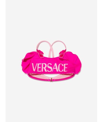 Versace Girls Logo Bikini in Pink en ligne des produits 