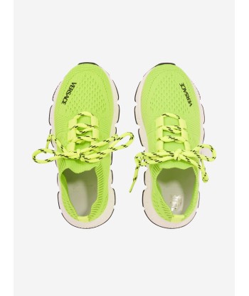 Versace Kids Logo Slip On Trainers in Neon Yellow pour bénéficier 