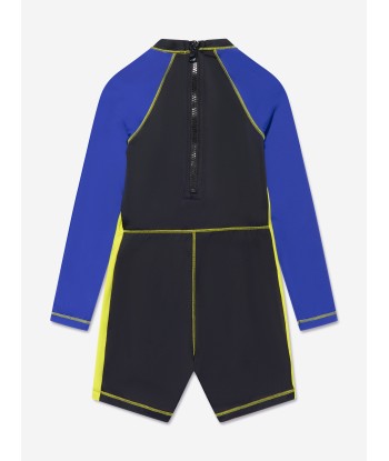 Versace Boys Crocodile Logo Wetsuit in Multicolour store