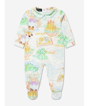 Versace Baby Boys Babygrow And Hat Gift Set in Multicolour sur le site 