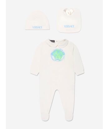 Versace Baby Boys Babygrow Gift Set (3 Piece) in White suggérées chez