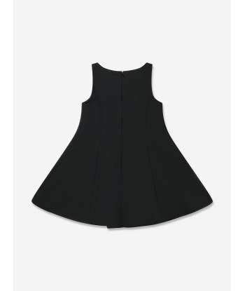 Versace Girls Sleeveless Cady Dress in Black les ctes