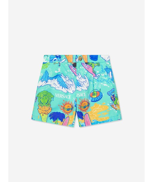 Versace Baby Boys Summer Print Shorts in Multicolour est présent 