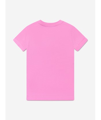 Versace Baby Girls Princess Logo Dress in Pink rembourrage situé sous