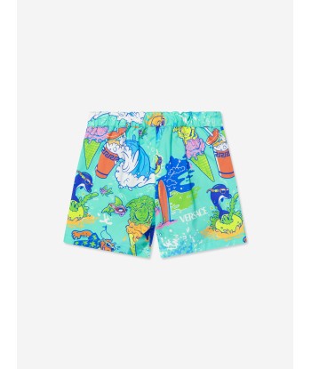 Versace Baby Boys Summer Print Shorts in Multicolour est présent 