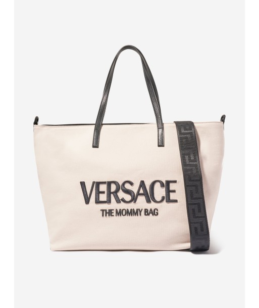 Versace Baby Logo Changing Bag in Beige paiement sécurisé