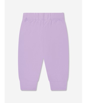 Versace Baby Girls Logo Joggers in Lilac meilleur choix