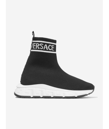 Versace Kids Sock Trainers in Black meilleur choix