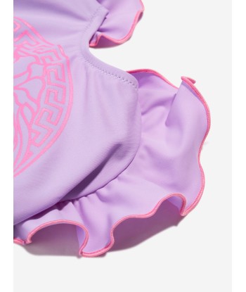 Versace Baby Girls Medusa Swimming Costume in Lilac de votre