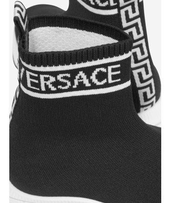 Versace Kids Sock Trainers in Black meilleur choix