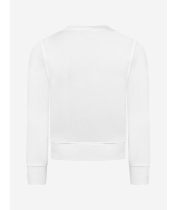 Dsquared2  Dsquared2 Boys White Cotton Logo Sweater Voir les baskets