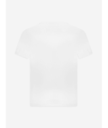 Dsquared2 Kids Cotton Logo Tape T-Shirt le des métaux précieux