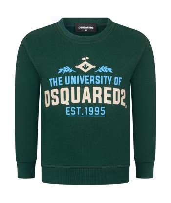 Dsquared2  Dsquared2 Kids Cotton Logo Sweater livraison et retour toujours gratuits