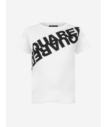 Dsquared2 Boys Top - Logo Print T-Shirt livraison gratuite