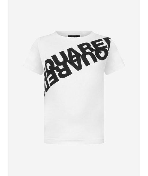 Dsquared2 Boys Top - Logo Print T-Shirt livraison gratuite