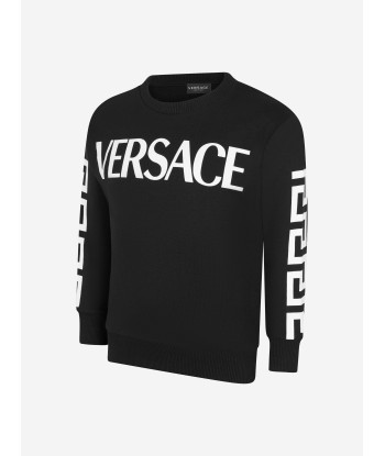 Versace Boys Cotton Logo Print Sweatshirt l'évolution des habitudes 