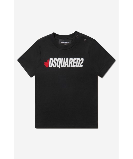 Dsquared2 Baby Unisex Cotton T-Shirt basket pas cher