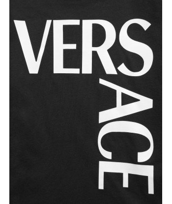 Versace Girls Cotton Jersey Logo T-Shirt en linge