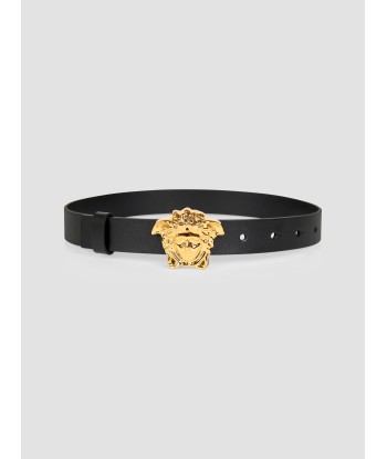 Versace Unisex Leather Medusa Buckle Belt commande en ligne