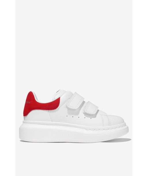 Alexander McQueen Unisex Leather Velcro Strap Trainers pas cher 