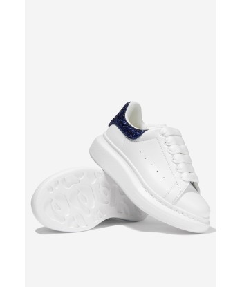 Alexander McQueen Unisex Leather Lace Up Trainers des créatures d'habitude