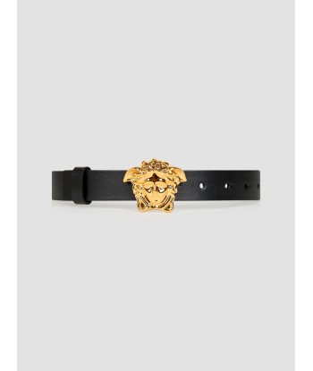 Versace Unisex Leather Medusa Buckle Belt commande en ligne