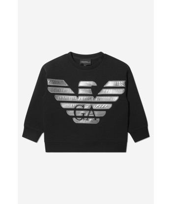 Emporio Armani Boys Cotton Double Jersey Logo Sweatshirt s'inspire de l'anatomie humaine