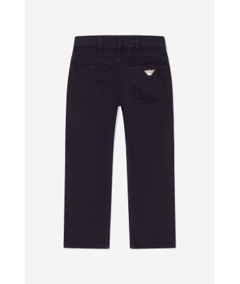 Emporio Armani Boys Cotton Logo Trousers plus qu'un jeu 