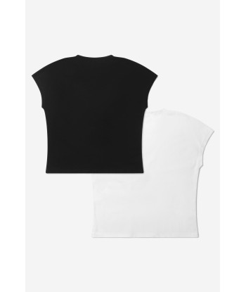 Emporio Armani Girls Cotton Set Of T-Shirts (2 Pack) en ligne des produits 