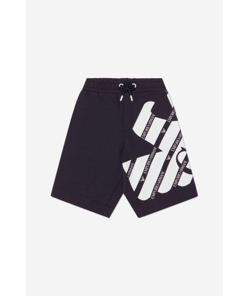 Emporio Armani Boys Cotton Logo Print Shorts de l' environnement