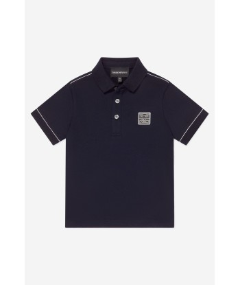 Emporio Armani Boys Cotton Jersey Polo Shirt JUSQU'A -70%! 